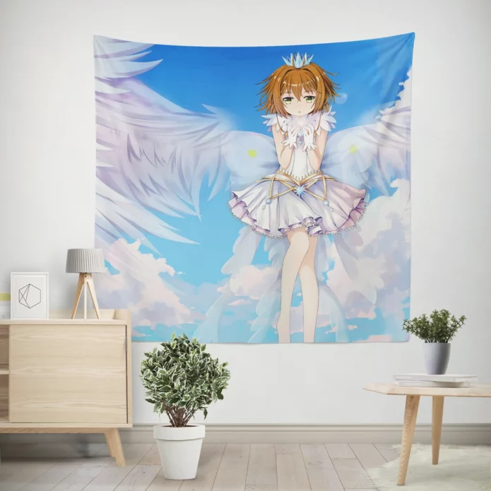 Sakura Kinomoto Cardcaptor Magic Odyssey Anime Wall Tapestry