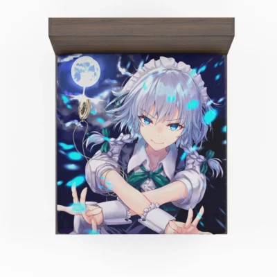 Sakuya Izayoi Enigmatic Touhou Story Anime Fitted Sheet