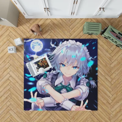 Sakuya Izayoi Enigmatic Touhou Story Anime Rug