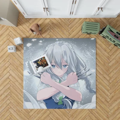 Sakuya Izayoi Time-Bending Touhou Tale Anime Rug