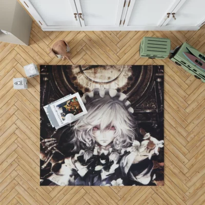 Sakuya Izayoi Touhou Time Manipulator Anime Rug