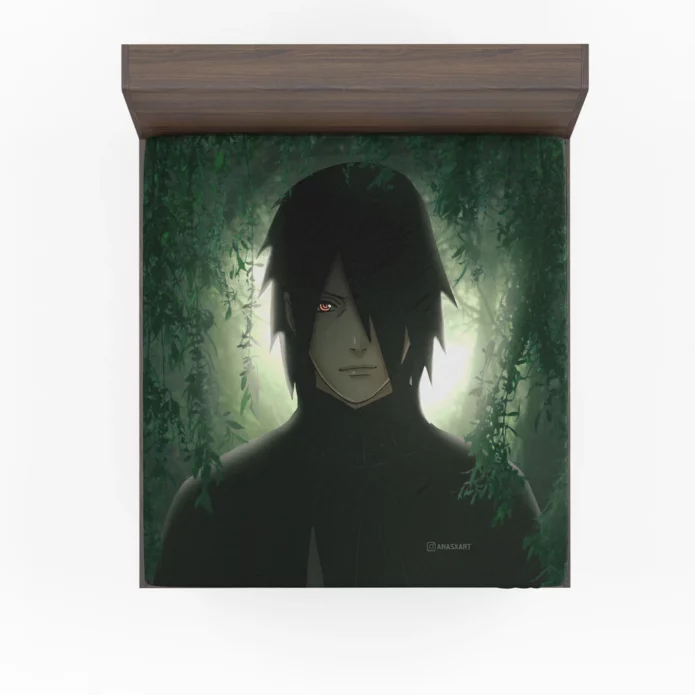 Sasuke Redemption Naruto Rival Returns Anime Fitted Sheet