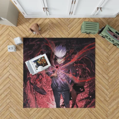 Satoru Gojo Infinity Master Anime Rug