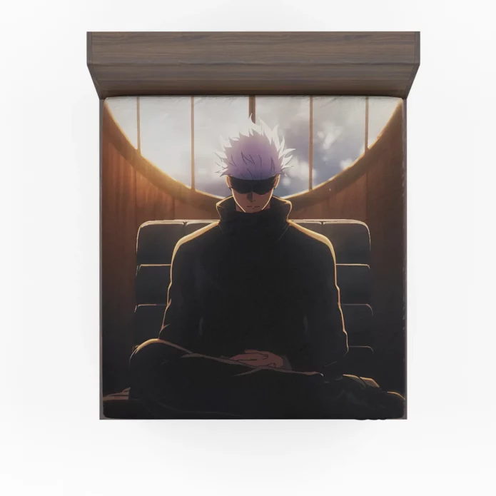 Satoru Gojo Jujutsu Kaisen Enigma Anime Fitted Sheet