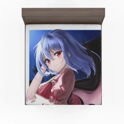Scarlet Elegance Remilia Touhou Realm Anime Fitted Sheet