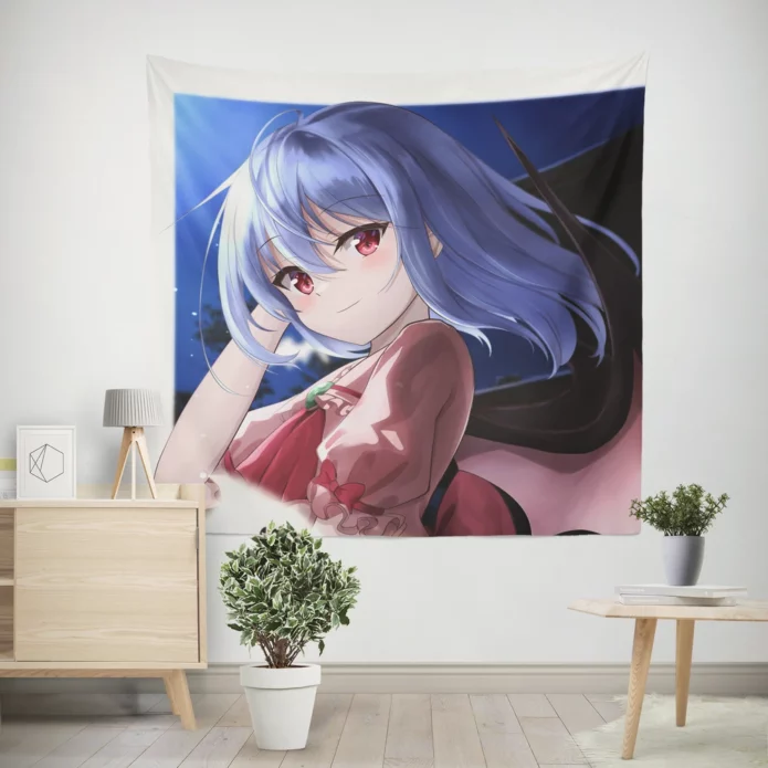 Scarlet Elegance Remilia Touhou Realm Anime Wall Tapestry