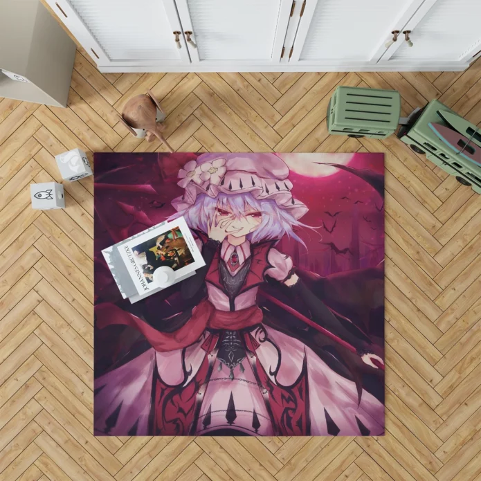 Scarlet Enigma Exploring Touhou With Remilia Anime Rug