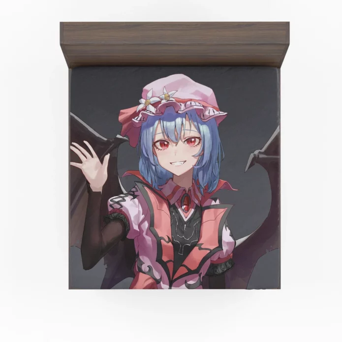 Scarlet Intrigue Remilia Touhou Tale Anime Fitted Sheet