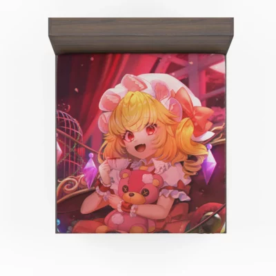 Scarlet Magic Flandre Touhou Quest Anime Fitted Sheet