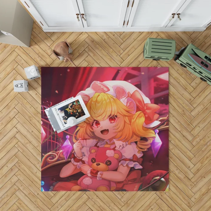 Scarlet Magic Flandre Touhou Quest Anime Rug