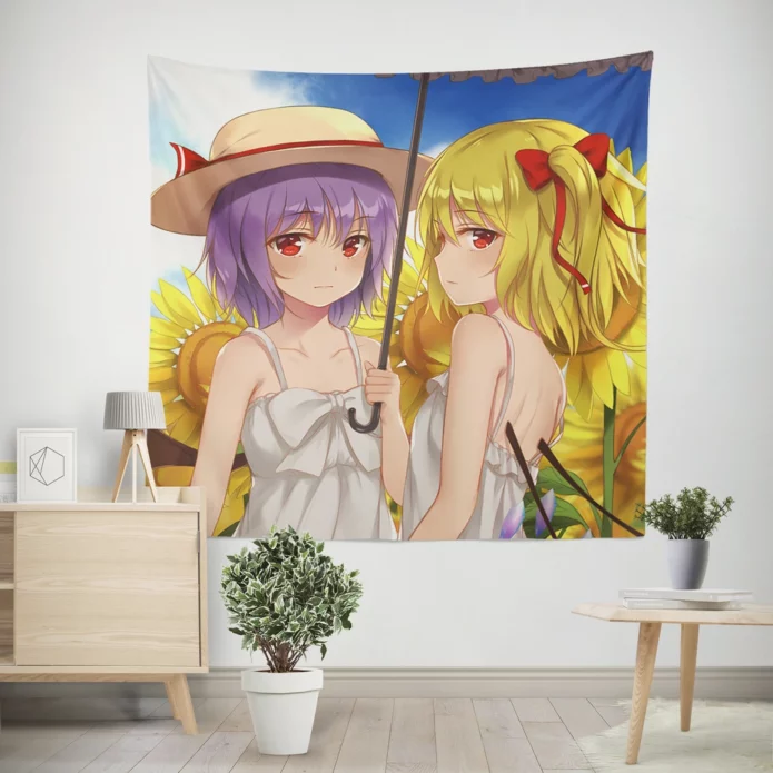 Scarlet Sisters Touhou Legacy Revealed Anime Wall Tapestry