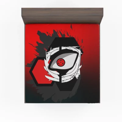 Sharingan Enigmatic Naruto Illustration Anime Fitted Sheet