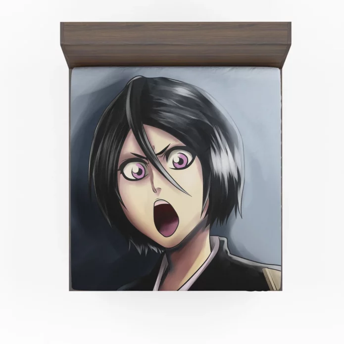 Soul Reapers Unleashed Rukia Tale Anime Fitted Sheet