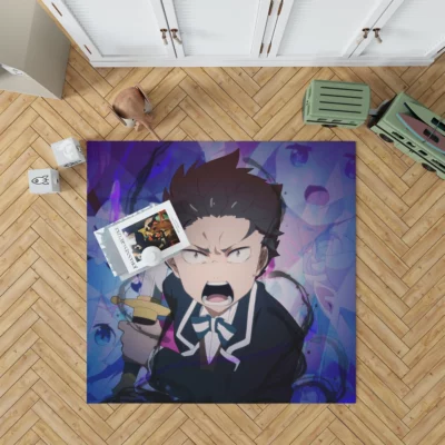 Subaru Natsuki Re ZERO Courageous Hero Anime Rug