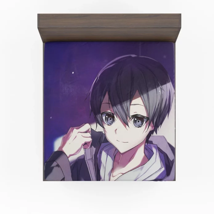 Sword Art Chronicles Kirito Digital Odyssey Anime Fitted Sheet