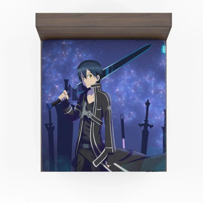 Sword Art Chronicles Kirito Odyssey Anime Fitted Sheet