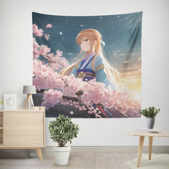 Sword Art Online Chronicles Asuna Journey Anime Wall Tapestry