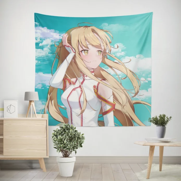 Sword Art Online Epic Asuna Adventure Anime Wall Tapestry