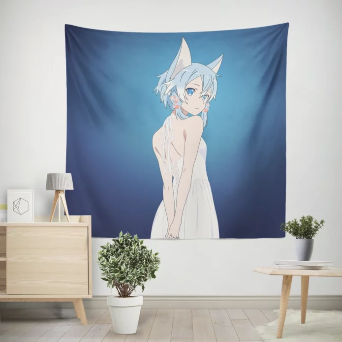 Sword Art Online Ii Sinon Saga Anime Wall Tapestry