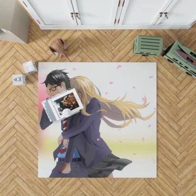 Symphony of Love Kousei and Kaori Anime Rug