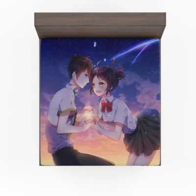 Taki Journey Your Name Anime Fitted Sheet