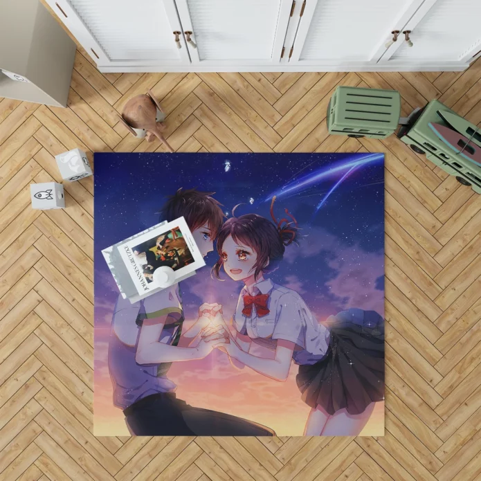 Taki Journey Your Name Anime Rug