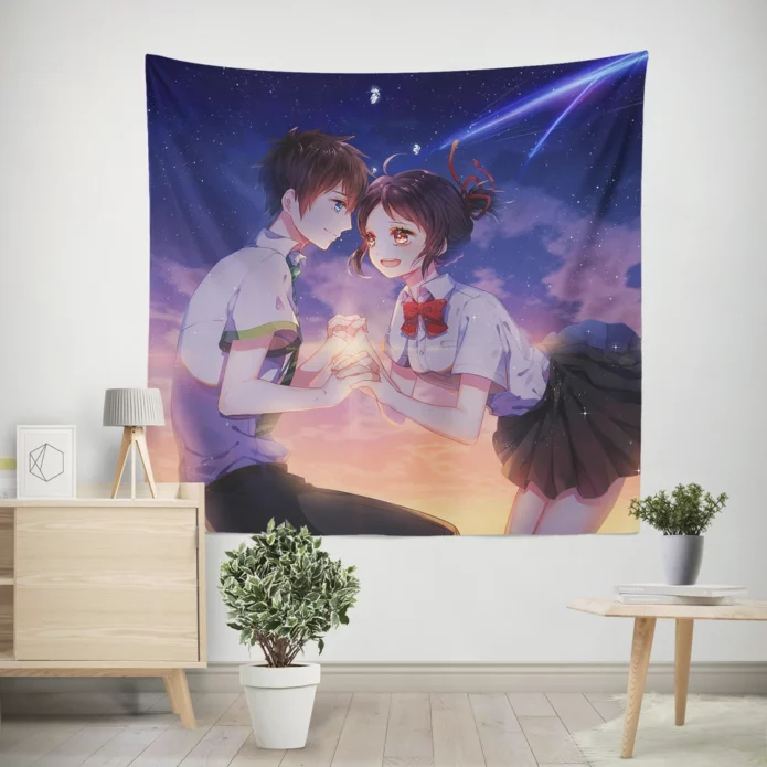 Taki Journey Your Name Anime Wall Tapestry