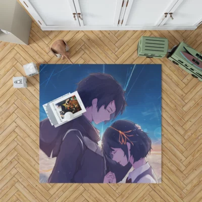 Taki and Mitsuha Anime Tale Rug