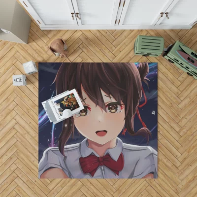 Tears of Mitsuha Your Name Anime Rug