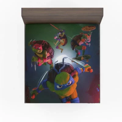 Teenage Mutant Ninja Turtles Mutant Mayhem Unleashed Fitted Sheet