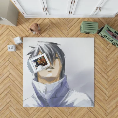 The Avenger Naruto Sasuke Uchiha Anime Rug