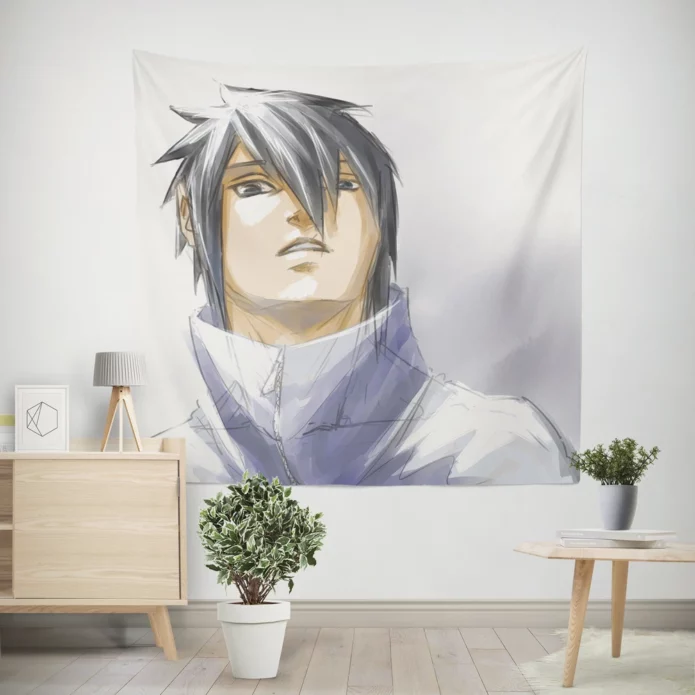 The Avenger Naruto Sasuke Uchiha Anime Wall Tapestry