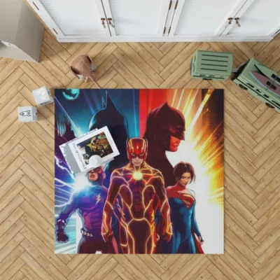 The Flash Movie Speed Force Unleashed Rug