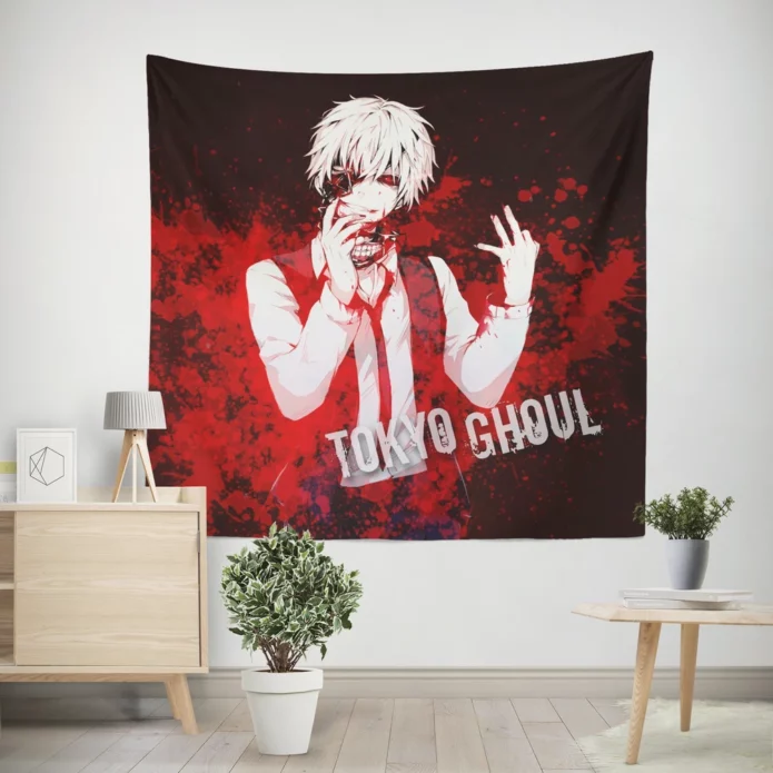 Tokyo Ghoul Ken Kaneki Tale The Ghoul Within Anime Wall Tapestry