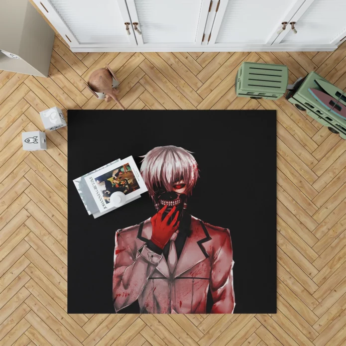 Tokyo Ghoulre Chronicles Ken Kaneki Unmasked Anime Rug