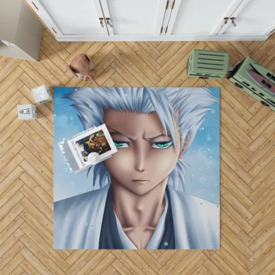 Toshiro Hitsugaya Bleach Frosty Warrior Anime Rug