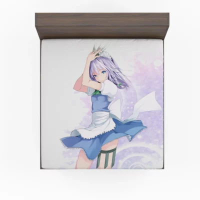 Touhou Elegant Maid Sakuya Izayoi Anime Fitted Sheet