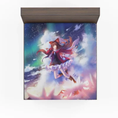 Touhou Fantasia Reimu Hakurei Magical Realm Anime Fitted Sheet