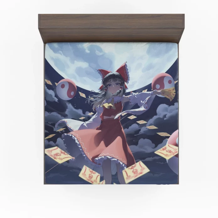 Touhou Fantasy Reimu Hakurei Magical Chronicles Anime Fitted Sheet