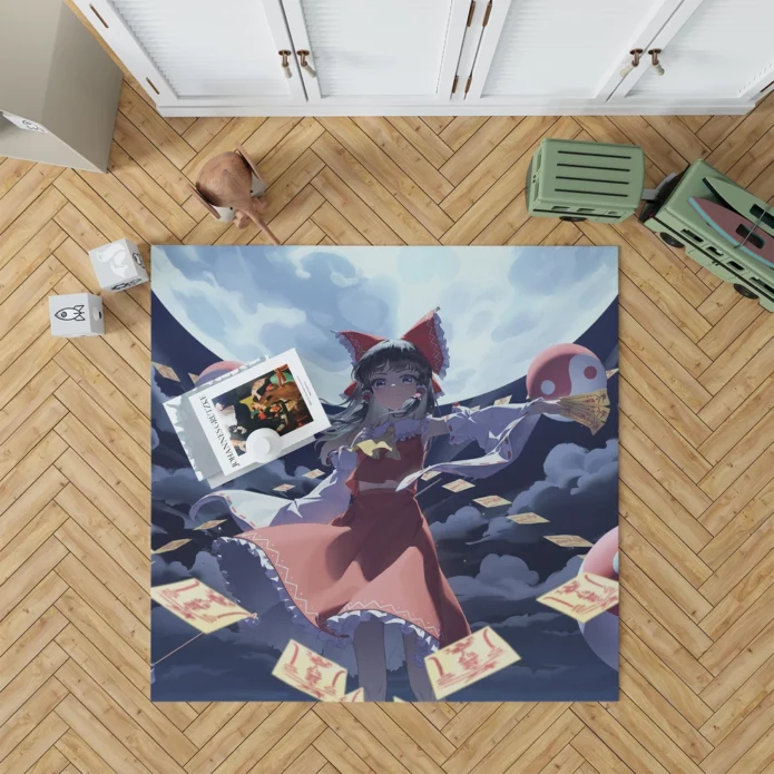 Touhou Fantasy Reimu Hakurei Magical Chronicles Anime Rug