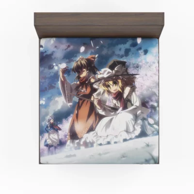 Touhou Magic Reimu Hakurei Marisa Kirisame Sakuya Izayoi Fitted Sheet