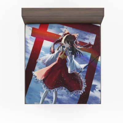 Touhou Mysteries Reimu Hakurei Enchanted Quest Anime Fitted Sheet