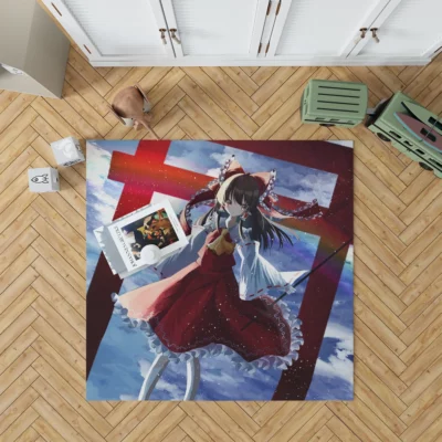 Touhou Mysteries Reimu Hakurei Enchanted Quest Anime Rug