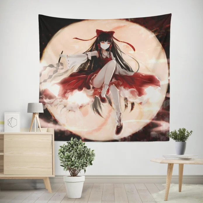 Touhou Mystical Chronicles Reimu Hakurei Anime Wall Tapestry