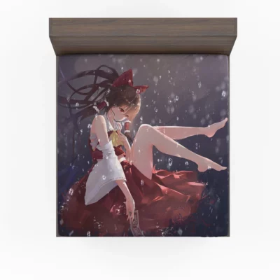 Touhou Quest Reimu Hakurei Mythical Journey Anime Fitted Sheet