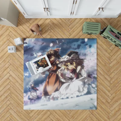 Touhou Trio Sakuya Marisa Reimu Anime Rug