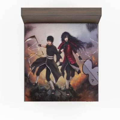 Uchiha Clan Chronicles Anime Naruto Fitted Sheet