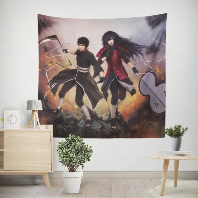 Uchiha Clan Chronicles Anime Naruto Wall Tapestry