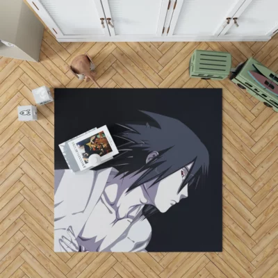 Uchiha Sasuke Naruto Fated Rival Anime Rug