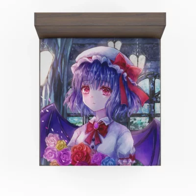 Unveiling Remilia Touhou Realm Secrets Anime Fitted Sheet
